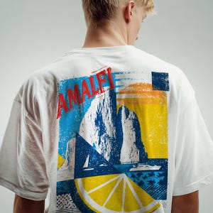 Amalfi Coast t shirt design, lemon italian summer png, trendy tee design, amalfi italy print sublimation, instant download commercial use