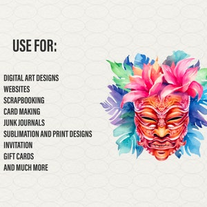 Summer Hawaii Clipart, Aloha Hawaii Watercolor, 64 PNG Hawaii clip art Digital art, flowers, drinks, surfing, beach, palms, Commercial use. Hawaii party, luau Hawaii
