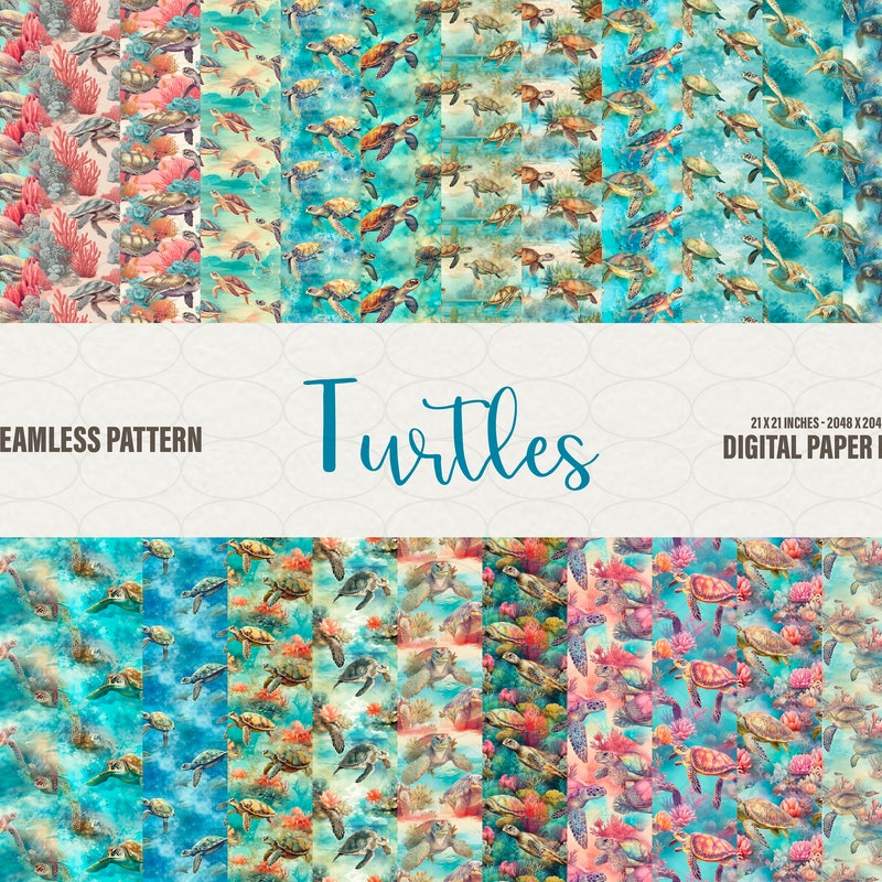 Turtle Wallpaper - Etsy