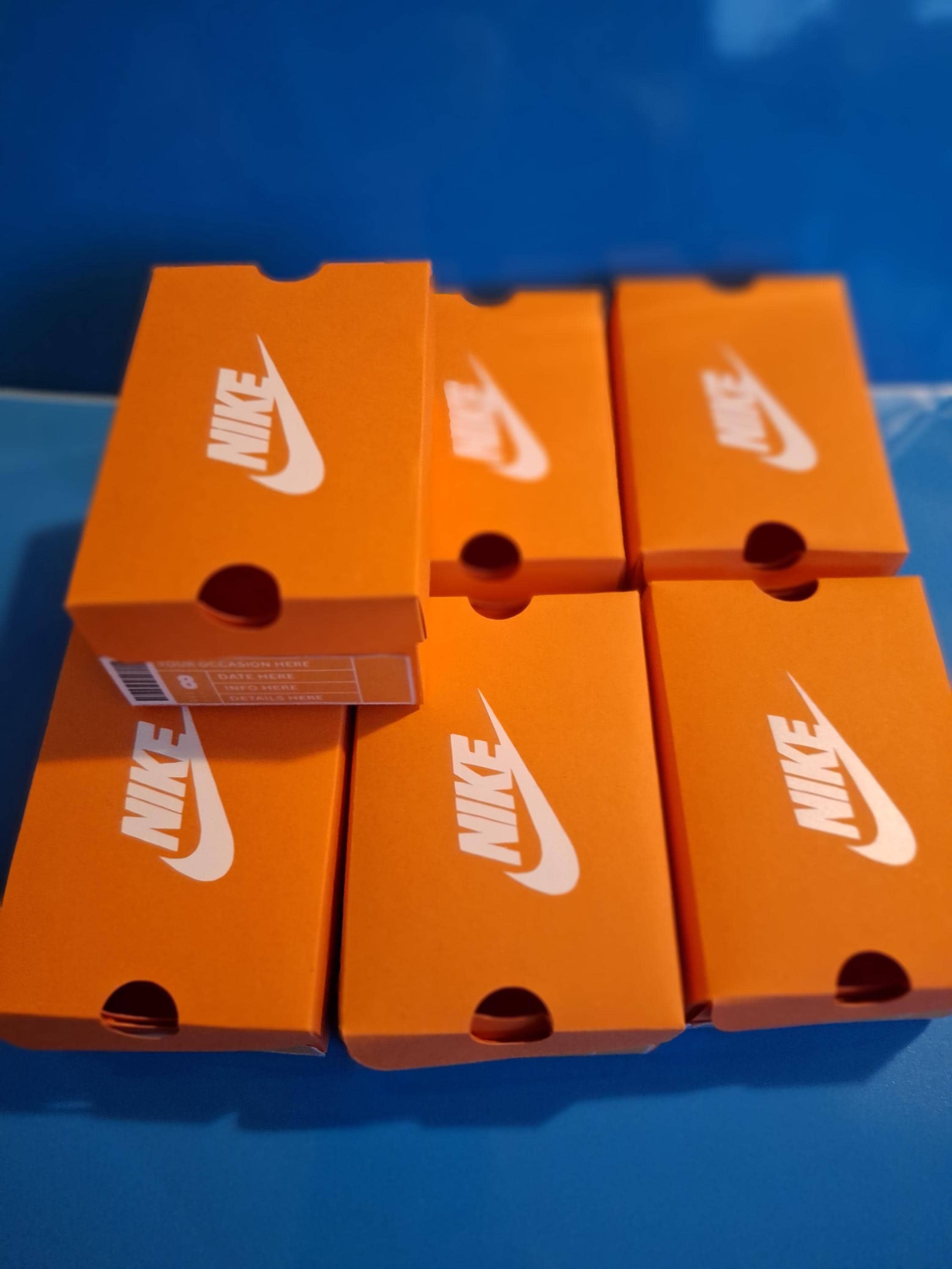 Mini Shoebox Party Favours, Trainer Boxes for Birthdays Parties