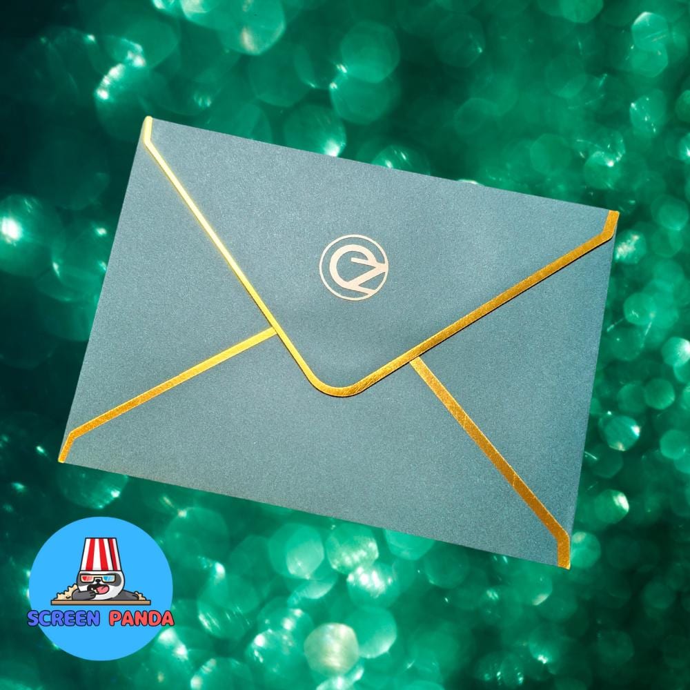 Wicked Movie Replica OZ Invitation: Green & Gold Envelope, Elphaba ...