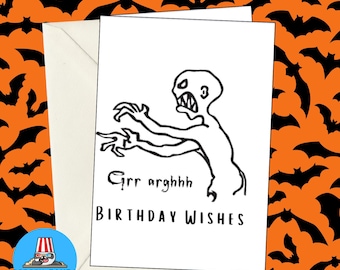 Buffy Birthday Card: Mutant Enemy 'Grr Arghhh' Design Buffy The Vampire Fans Gr Argh