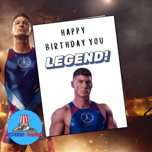 Legend Birthday Card Gladiators Themed Birthday Greeting Card You Legend Birthday Cards Legend Gladiator Birthdays Happy Birthday You Legend