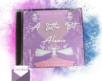 A Little Bit Alexis CD, From Schitt's Creek. Featuring Alexis Rose, The Critically Reviewed Single, For Display As A Coaster Schitt Heads