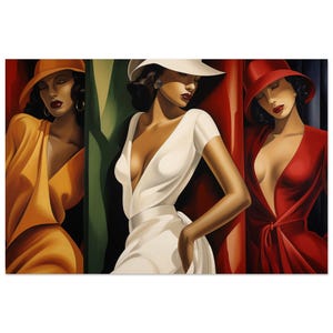 Feminist Art Deco Poster – Vintage Wall Art for Strong Women – Empowerment Print – Gift for Her