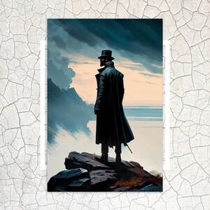 Caspar David Friedrich Style Briefkaart | Verjaardagskaart | 250 jaar | Kunst ansichtkaart