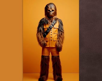 Star Wars Orange Series | Chewie Postcard | Orange is Healthy