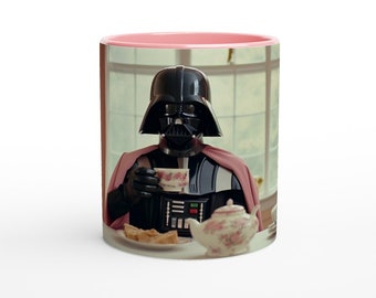 Kubek kawy Dartha Vadera | Kubek Gwiezdne Wojny | Wesa Andersona | Darth Vader pije kawę | Wyjątkowy Kubek | Idealny prezent z motywem Gwiezdnych Wojen
