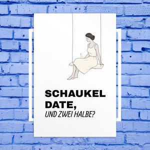 Date swing et deux mi-temps ? | 10 cartes postales (également différentes) = sans frais de port
