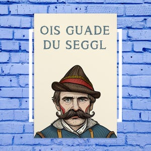 A Bayerische Note Geburtstagskarte | Geburtstagskarte | München Geschenk | Allgäu Geschenk |