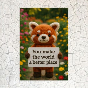 Carte postale de motivation pour le couloir | Carte inspirante à côté de la porte | Carte avec citation encourageante pour tous les jours