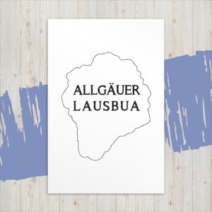 Carte postale D'Allgäuer Lausbau | Soins?