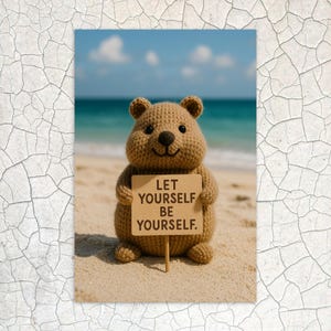 Postal motivacional para el pasillo | Tarjeta inspiradora para la puerta | Tarjeta con frases inspiradoras para cada día