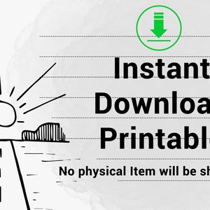 Handwritten Birthday Cards, Instant Download Printable Templates for Mom, Sister, or Daughter,  Handwriting Paper and Printable