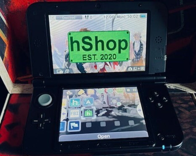 Nintendo 3DS XL Homebrew Custom Firmware. Modded Console. 64GB 128GB Games Custom Themes Region