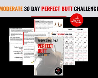 30 Day Butt Workout Challenge for Women: Transform Your Shape with Proven Exercises - Printable Tracker Included!