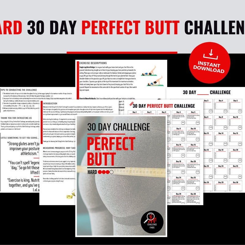 Butt Calendar Etsy
