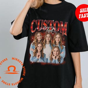 Custom Your Own Bootleg Tee, Retro Custom Bootleg Rap Tee, Custom Bootleg, Custom Your Photo, Insert Your Design, Bootleg Gift, Dog Shirt
