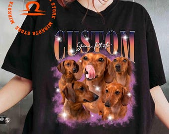 Comfort Colors Custom Pet Shirt: Bootleg Rap Tee, Dog Remembrance Gift
