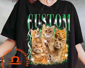 Comfort Colors Custom Pet Shirt: Bootleg Rap Tee Style