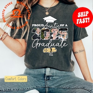 Personalisiertes Abschluss-Shirt: Klasse von 2025 Senior-T-Shirt
