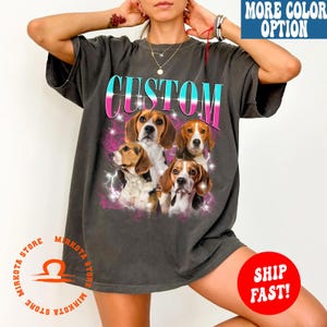 Custom Pet Bootleg Shirt: Comfort Colors Dog Remembrance Tee