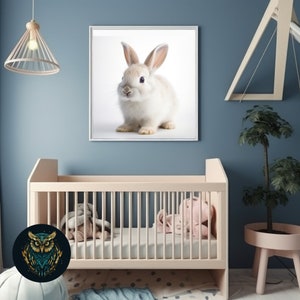 12 PRINTABLE BABY ANIMALS, Nursery Wall Art, Kids Room Printable ...