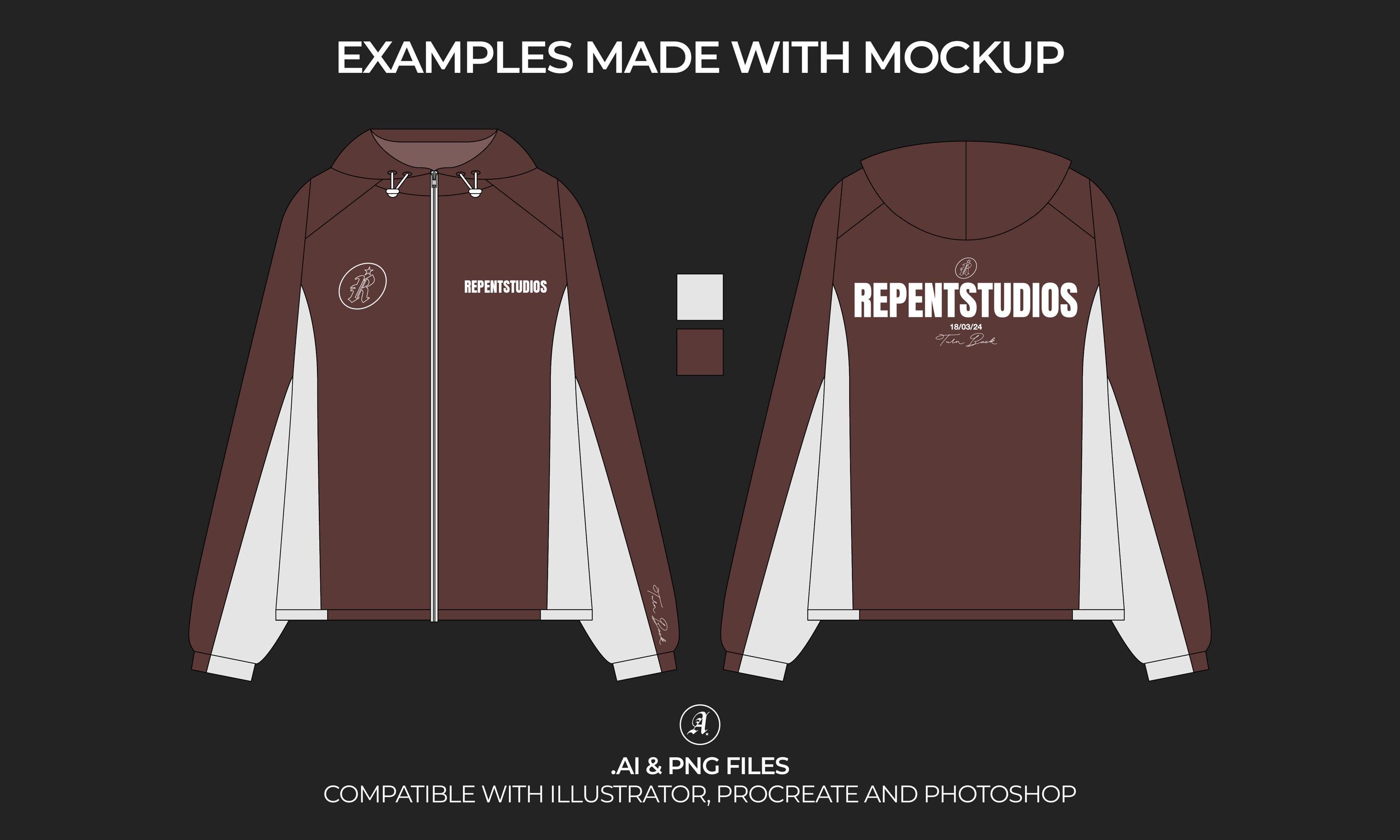 Streetwear Basics Vector Mockup Pack (AI & PNG Files) - Etsy