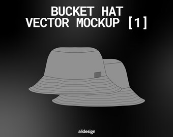 CVTVLIST STENCIL BUKET HAT”BLACK×WHITE\
