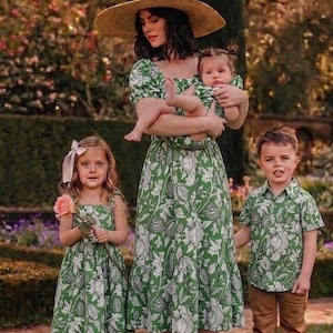 mommy and me green dresses Mint Green Mommy and Me Dresses for Birthday Photoshoot