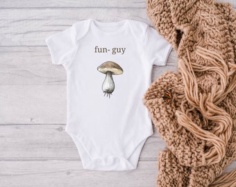 Onesie® Organic Baby Bodysuit "fun-guy"