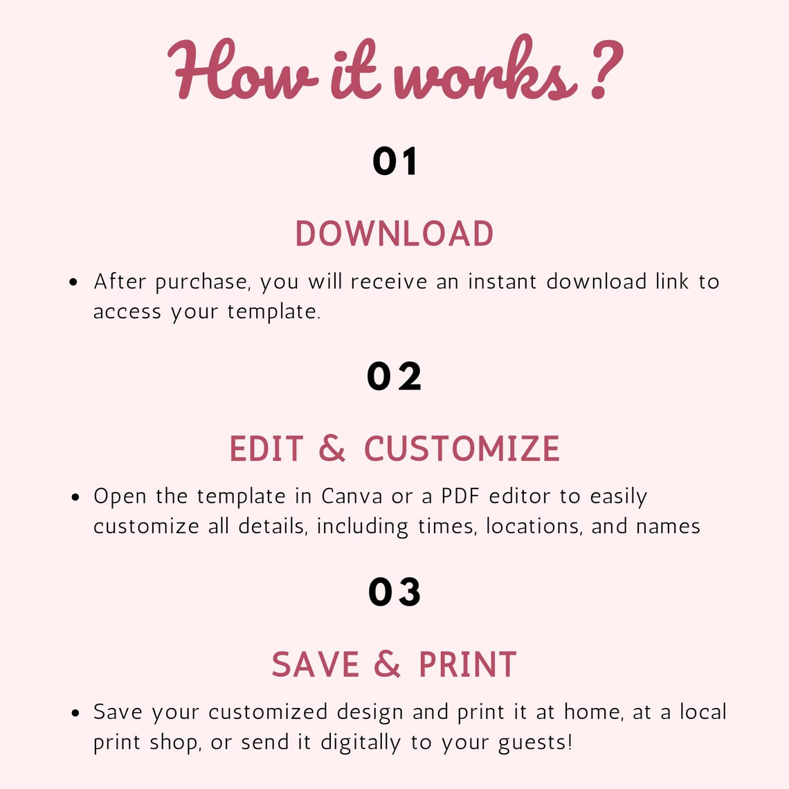Printable Bachelorette Itinerary Template Editable Party Planner for