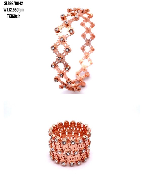 Lamansh™ Floral Ring Bracelet Set for Engagement / Haldi / Floral Acce