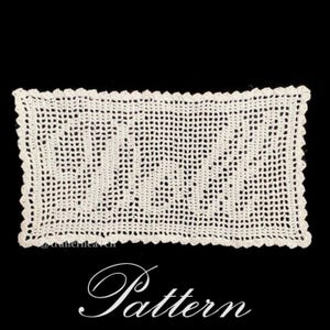 Doll Filet Crochet Tapestry Pattern (PATTERN ONLY)