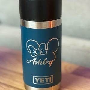 Yeti Rambler 12oz or 16oz Travel Bottle with Leakproof Commuter Cap - Customized - Laser Engraved bild 5