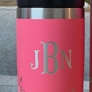 Yeti Rambler 12oz or 16oz Travel Bottle with Leakproof Commuter Cap - Customized - Laser Engraved bild 16