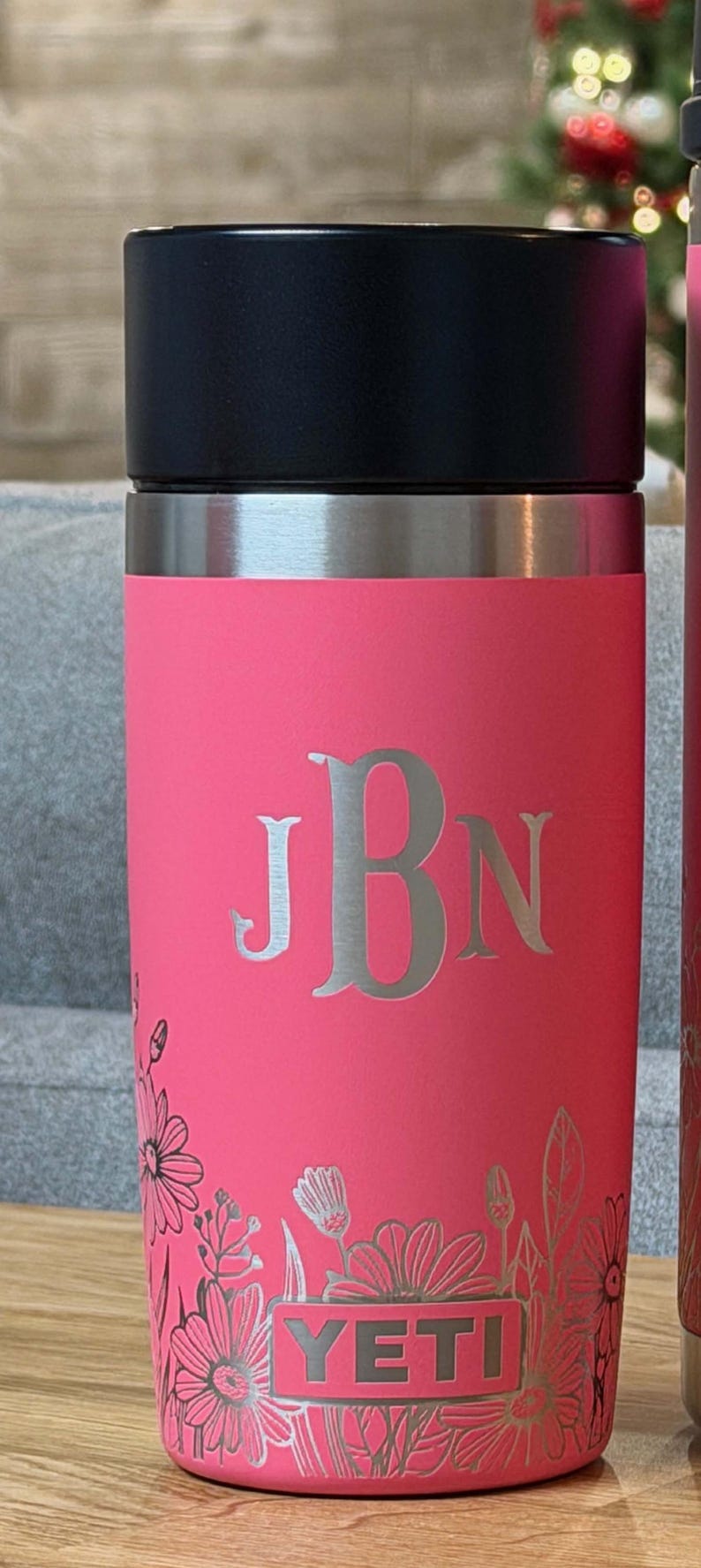 Yeti Rambler 12oz or 16oz Travel Bottle with Leakproof Commuter Cap - Customized - Laser Engraved bild 16