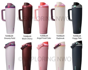 Owala 40oz Free Sip Sway or tumblers Custom Laser Engraved with your name, logo or full wrap design professionally laser engraved!