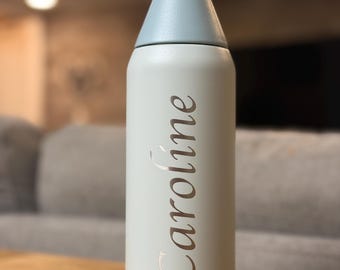 Custom 20oz or 34oz Stanley All Day Slim Water Bottle with your name and/or logo.