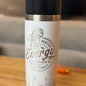 Yeti Rambler 12oz or 16oz Travel Bottle with Leakproof Commuter Cap - Customized - Laser Engraved bild 13