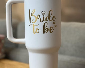 Generic 40oz  "dupe" tumbler with your name, logo or custom design professionally laser engraved!