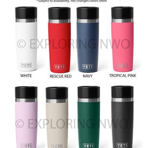 Yeti Rambler 12oz or 16oz Travel Bottle with Leakproof Commuter Cap - Customized - Laser Engraved bild 3