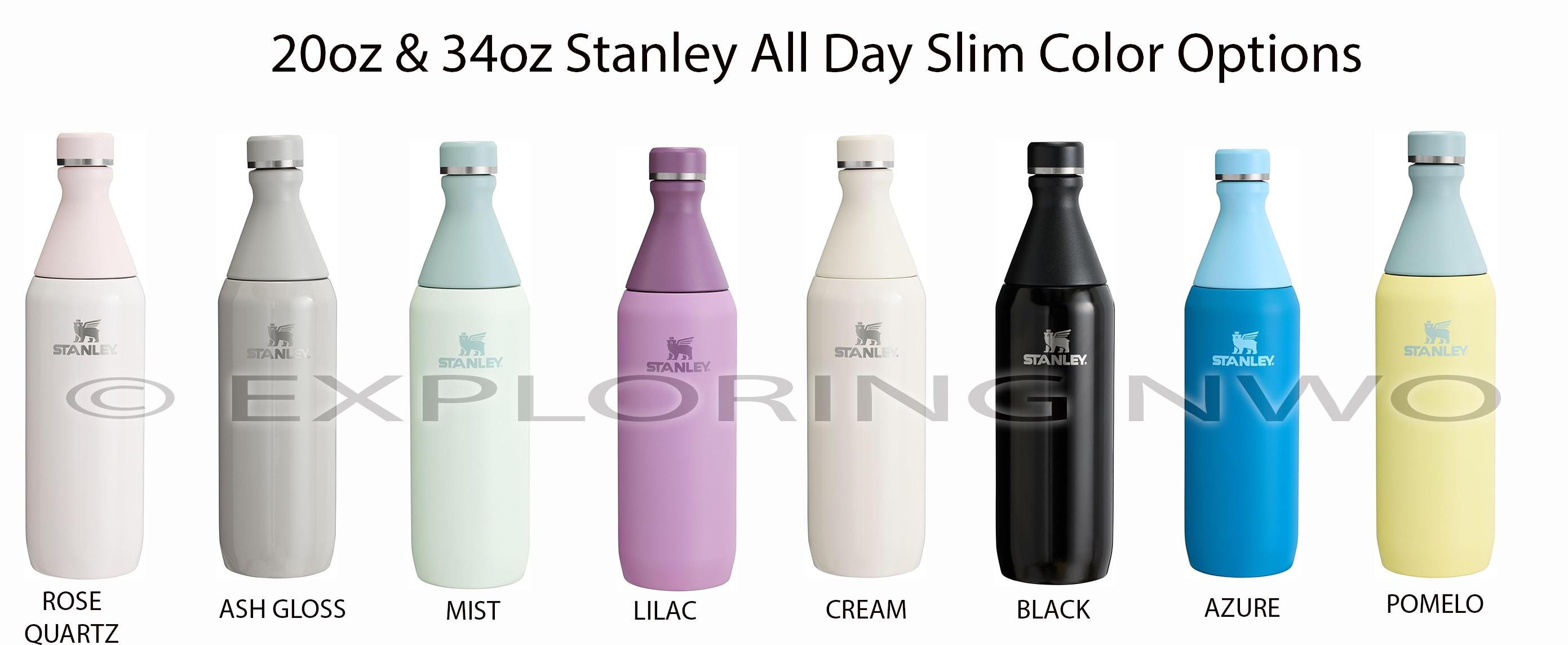 Custom 20oz or 34oz Stanley All Day Slim Water Bottle With Your