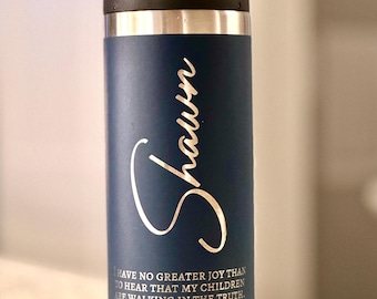 Custom Yeti with Name and Scripture / Bible Verse- 18oz with Chug Lid