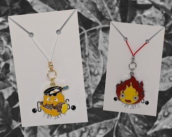 Studio Ghibli Inspired String Keyrings - Howl's Moving Castle, Kiki's Delivery Service