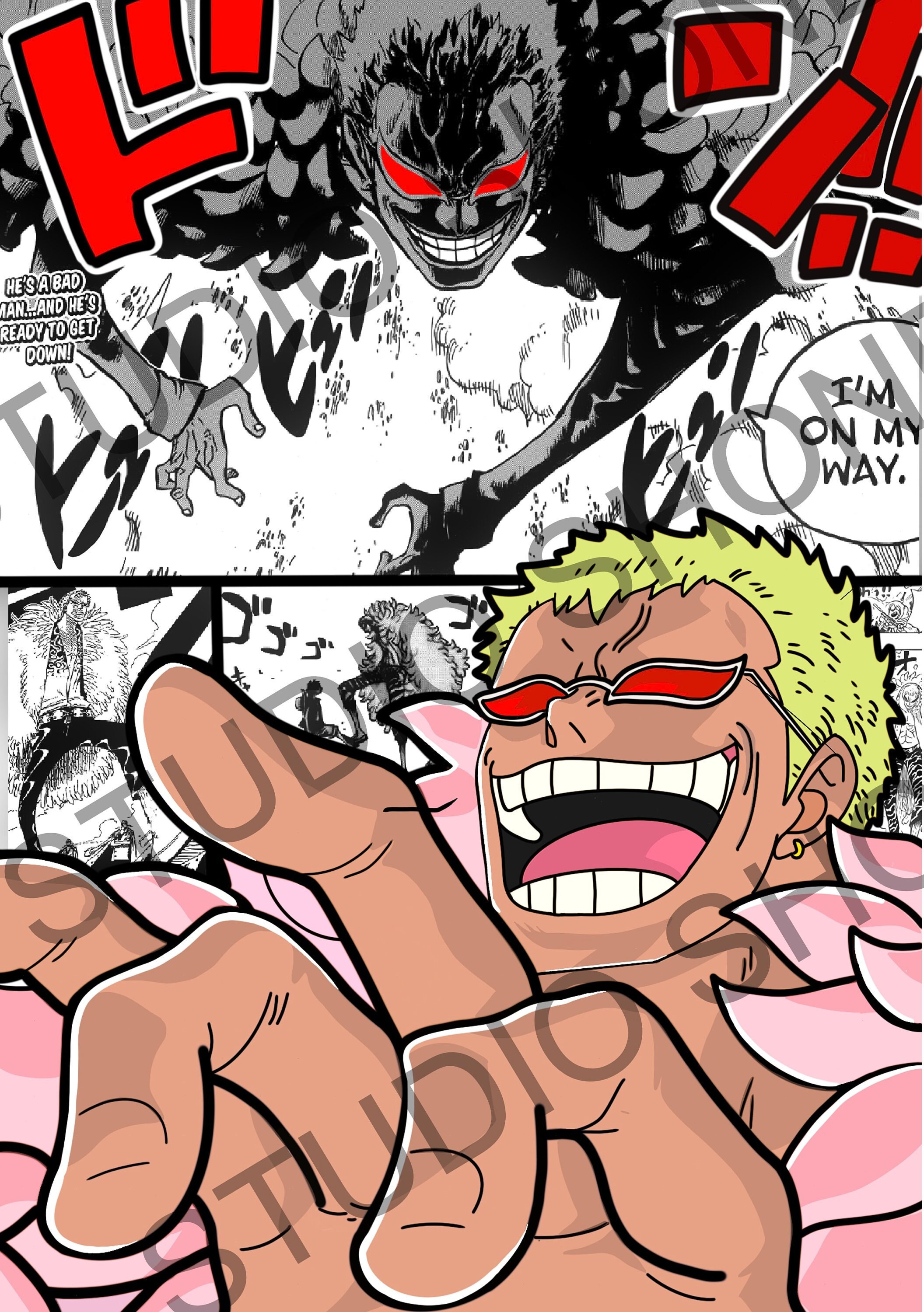 Doflamingo Art - Etsy Norway