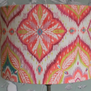 Handmade Ikat Design Lampshade,  Table Lampshade, Ceiling Lampshade, 30cm Lampshade, 40cm Lampshade, Bohemian Lampshade, Home Decor