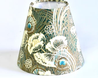 Hera Hana Liberty Fabric Lampshade, Floral Candle Clip, Handmade