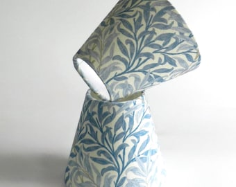 William Morris Candle Clip Lampshade: Bough Print, Azure Home Decor