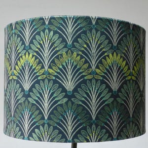Samt Lampenschirm, Art Deco Peacock Tails Lampenschirm, Blauer und Grüner Lampenschirm, Fransen Lampenschirm, Luxus Samt Lampenschirm, Wohnkultur